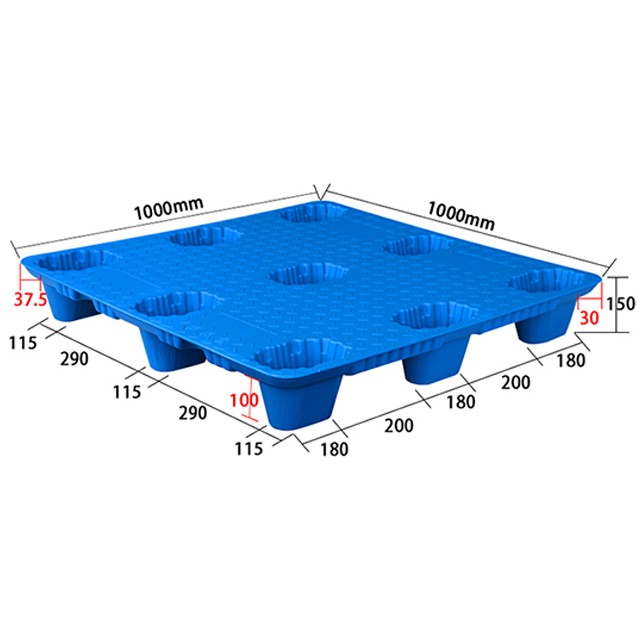 1010九腳吹塑托盤塑料托盤