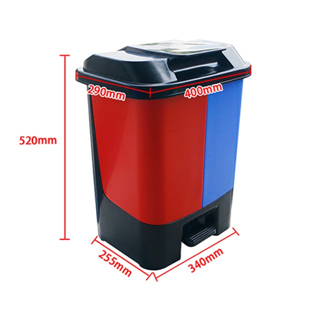 40L雙桶塑料垃圾桶
