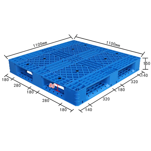 1111網(wǎng)格田字塑料托盤叉車板-3