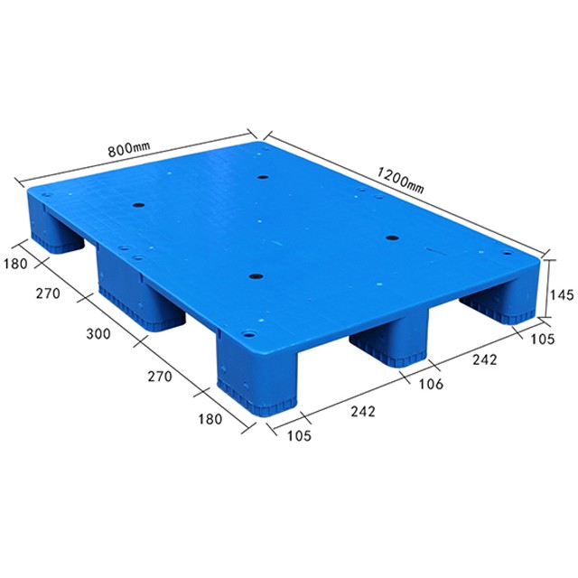 1208平板九腳塑料托盤（拼接）