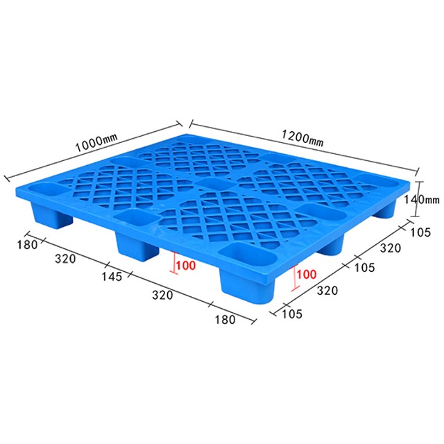 1210網(wǎng)格九腳塑料托盤（-2）