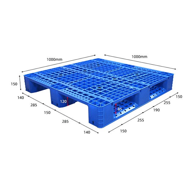 1010網(wǎng)格川字塑料托盤長方形